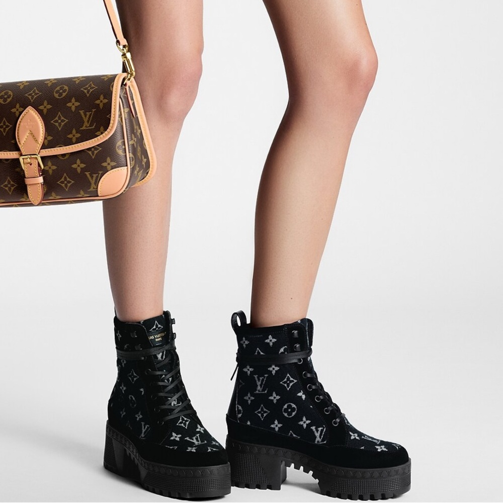 Louis Vuitton LV Laureate Platform Desert Boot 37.5